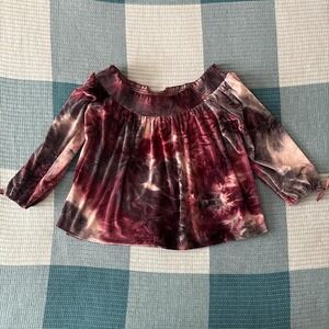 American Eagle tie-dye blouse